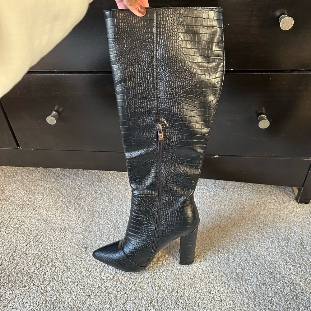 BELLINI MILLA BLACK CROC BOOT - Picture 12 of 15
